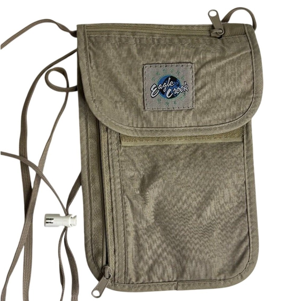 Eagle Creek Under Clothes Neck Wallet Tan